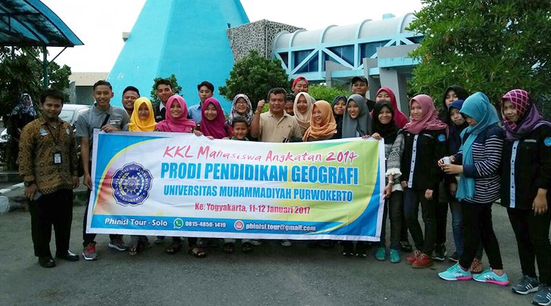 Kuliah Kerja Lapangan Mahasiswa Prodi Pendidikan Geografi Universitas Muhammadiyah Purwokerto ke PGSP