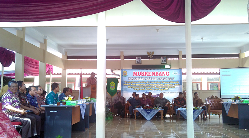 Kegiatan Musrenbang Kecamatan Kretek Tahun 2017