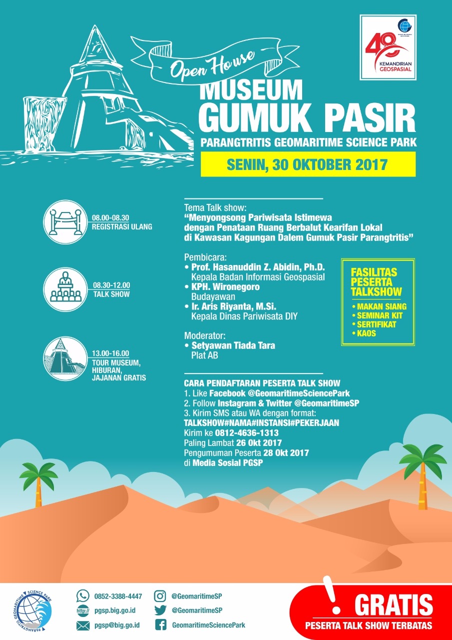 Open House Museum Gumuk Pasir : “Sinergi Geospasial dan Budaya”