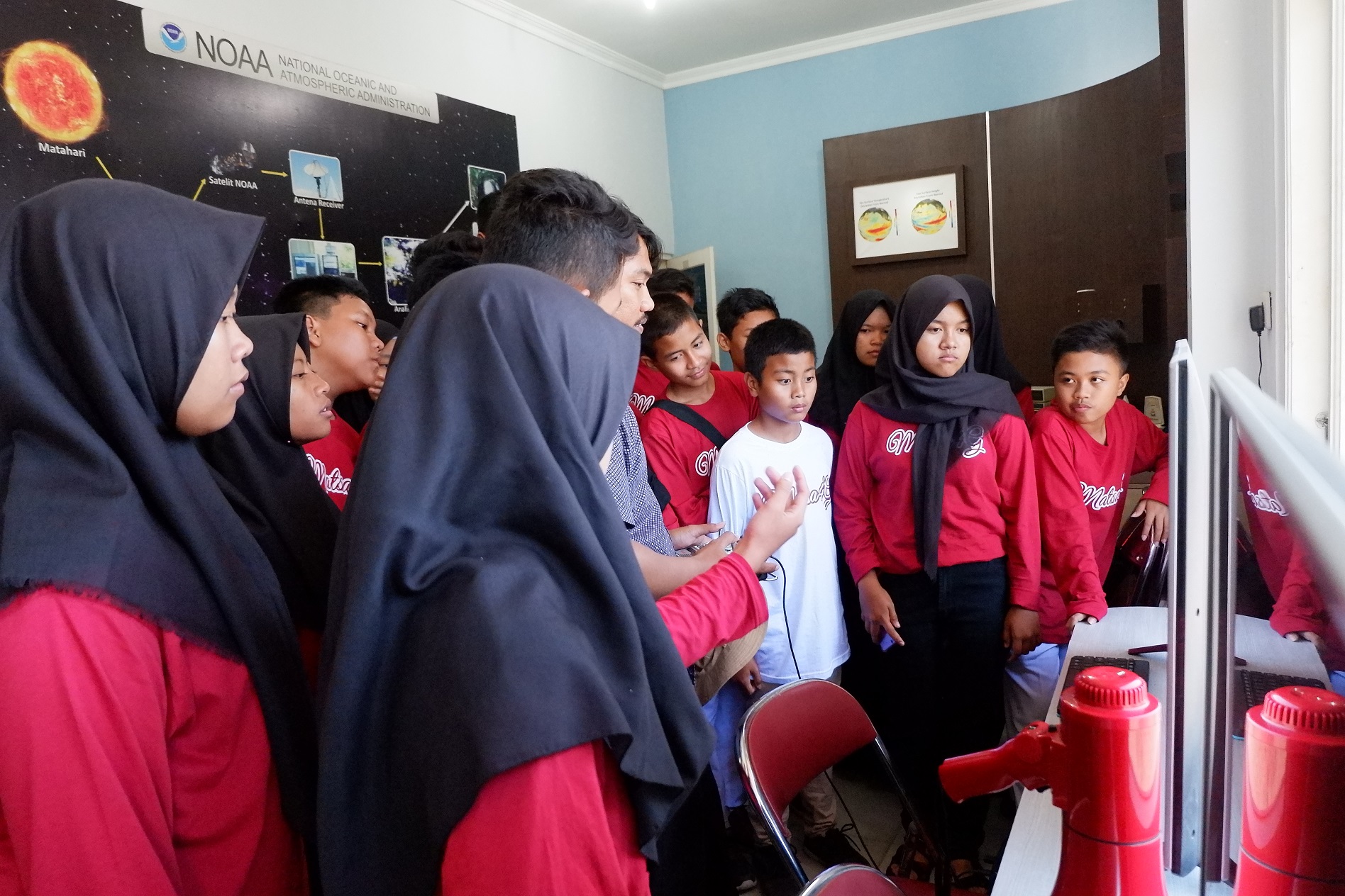 MTs N 4 Gunungkidul Kunjungan di Museum Gumuk Pasir