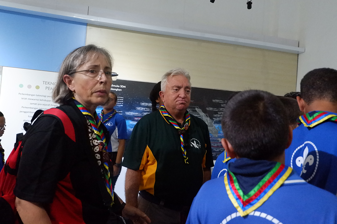 PGSP Menyambut Kunjungan Scouts of New Caledonia