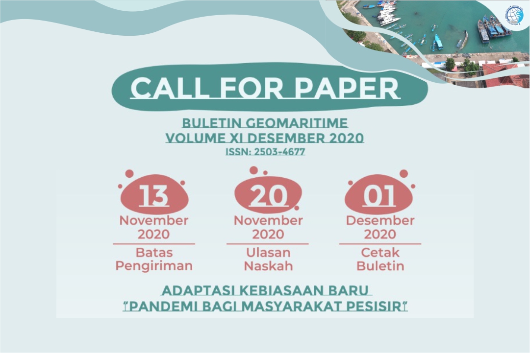 Call for Paper Buletin Geomaritime Vol. XI Desember 2020