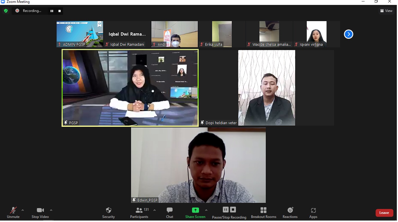 Virtual Tour PGSP bersama Mahasiswa STIPRAM