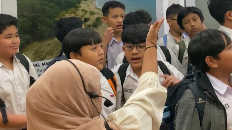 Siswa SDIT Luqman Al Hakim Kenali Informasi Geospasial Melalui Kunjungan Edukatif Ke Museum Gumuk Pasir